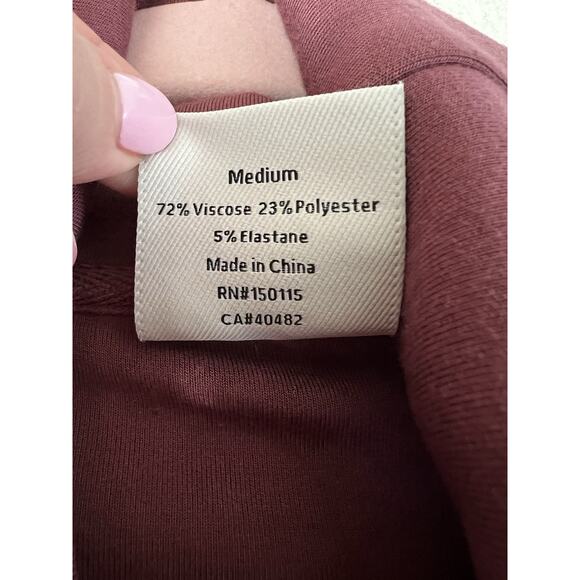 VARLEY Women's Leigh Wild Rhubarb High Neck Doublesoft Cinch Waist Tank Top M - Picture 10 of 14